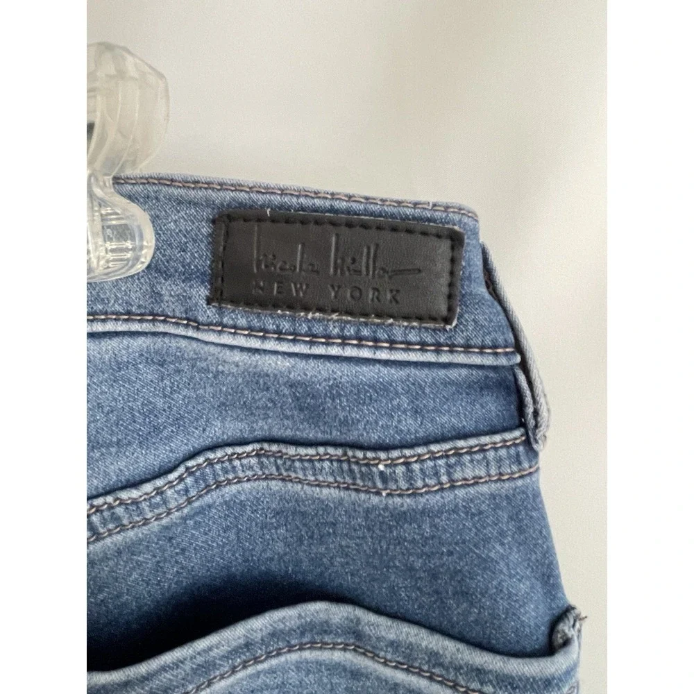 Nicole Miller Soho Skinny Jeans Womens 14 Blue Stretch Denim High Rise Dark Wash - Picture 6 of 7